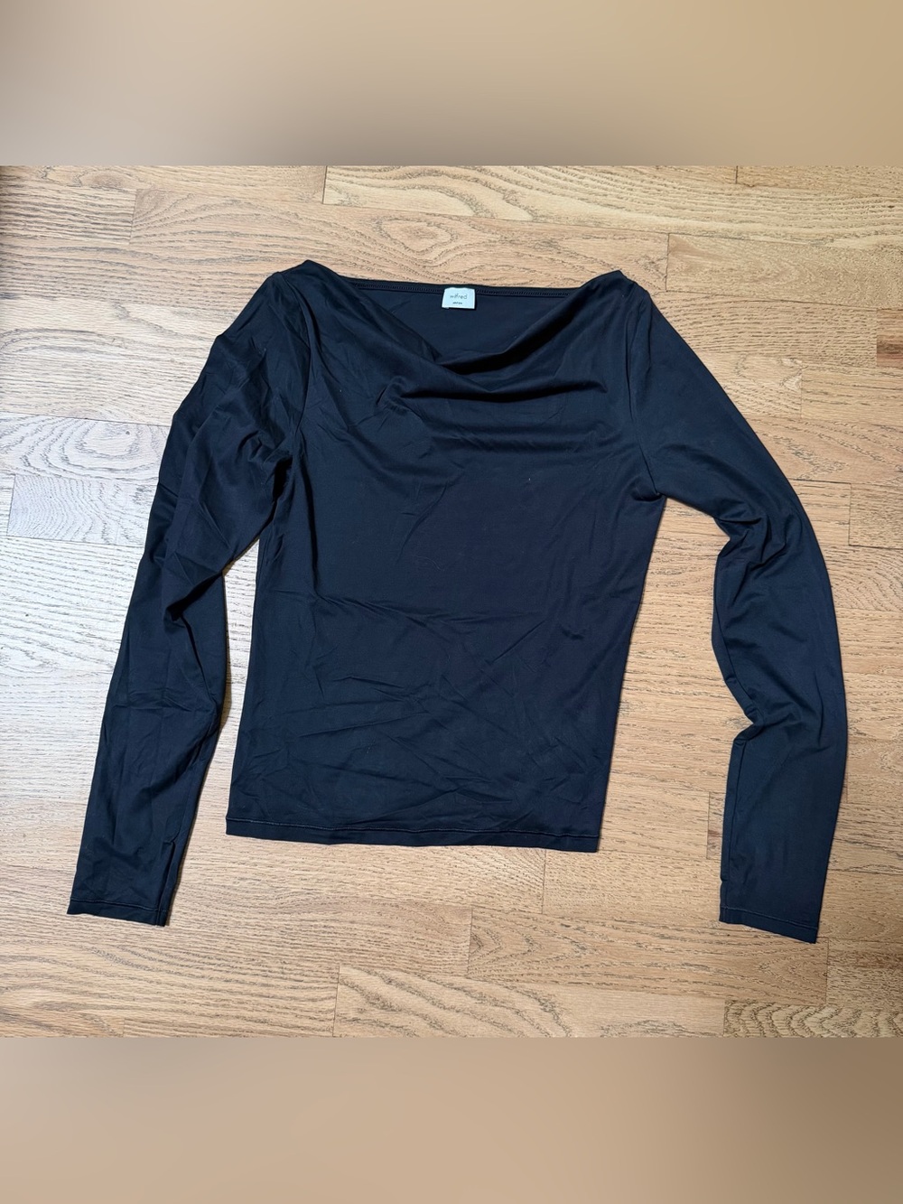 Wilfred Beverly Long Sleeve Black top